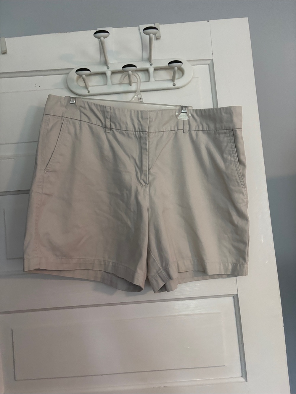 Classic Women's Cotton Blend Shorts - Light Beige